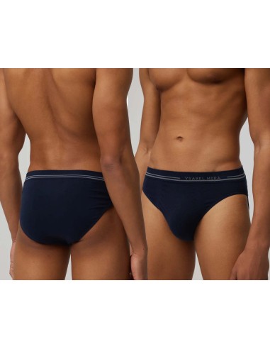 Slip algodón elástico sin costuras 20152 de Ysabel Mora - MARINO