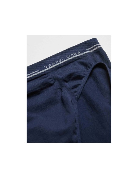 Slip algodón elástico sin costuras 20152 de Ysabel Mora - AZUL MARINO Slip algodón elástico sin costuras 20152 de Ysabel Mora - AZUL MARINO