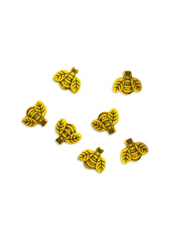 Botones decorativos Large Bees (6 piezas) de Dress It Up