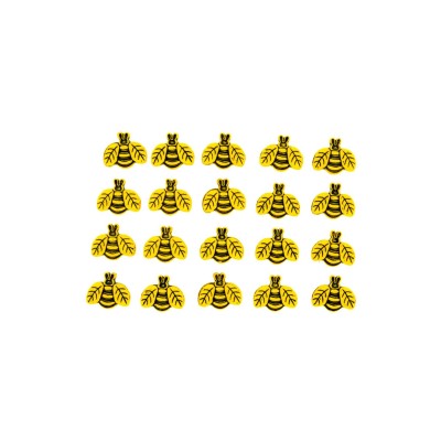 Botones decorativos Tiny Bees (20 piezas) de Dress It Up