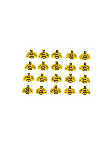 Botones decorativos Tiny Bees (20 piezas) de Dress It Up
