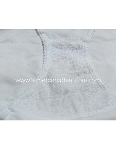 Braga alta algodón, cintura y encaje 211 de Naiara - DETALLE ZONA ÍNTIMA