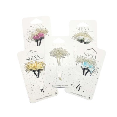 Pincho recogidos flor pequeña con gypsophila 2