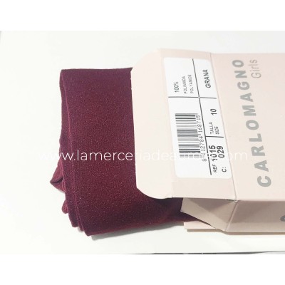 Panty niña liso espuma 40 den Magnolia de Carlomagno 2