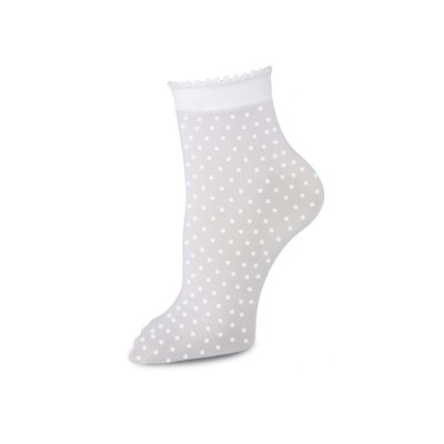 Calcetín niña poliamida fantasía Plumeti de Carlomagno