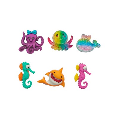 Botones decorativos Creatures of the sea (6 piezas) de Dress It Up