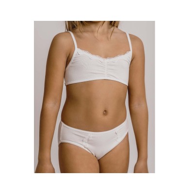 Conjunto Comunión niña top+braguita Ondas de Calamaro 2