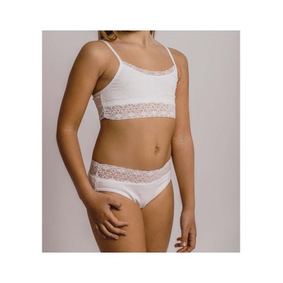 Conjunto Comunión niña top+braguita Uvas de Calamaro 2