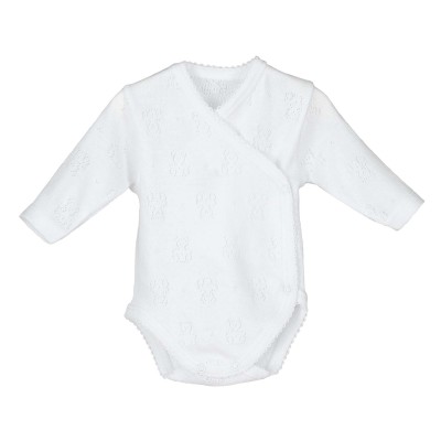 Body bebé manga larga calado Ositos 1584 de Calamaro