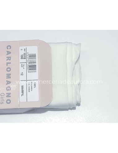 Panty liso espuma 40 den MAGNOLIA de CARLOMAGNO - MARFIL