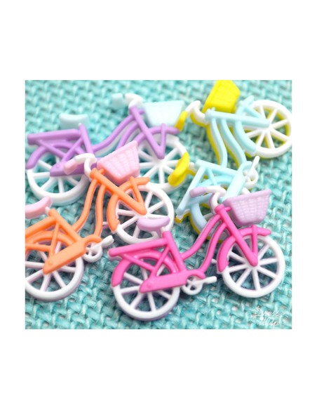 Botones decorativos Bike ride (4 piezas) de Dress It Up