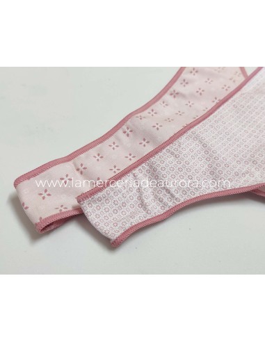 Tanga bajo algodón fantasía (2 uds) 670 de Naiara