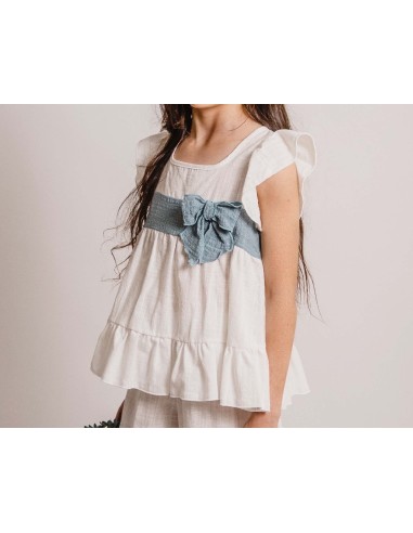 Pijama Comunión niña Aqua de Calamaro