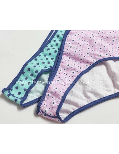 Braga bikini bajo fantasía (pack 2 uds) 675 de Naiara - CARLA