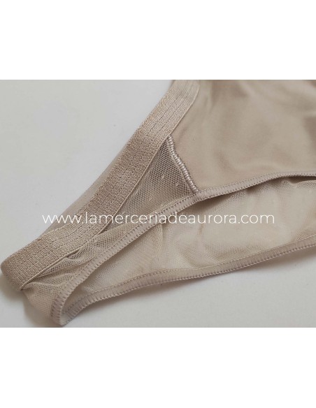 Bikini bajo tul efecto tanga 117 de Naiara - TIERRA