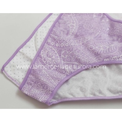 Braga bikini algodón fantasía (2 uds) 680 de Naiara 2