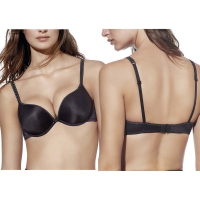 Sujetador Sofía copa B con aros y relleno push-up+3 de Selene - NEGRO