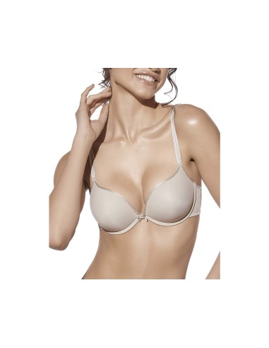 Sujetador Sofía copa B con aros y relleno push-up+3 de Selene - TIERRA (piel)