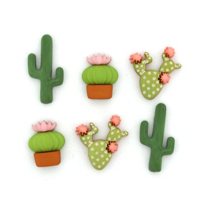 Botones decorativos In the desert (6 piezas) de Dress It Up