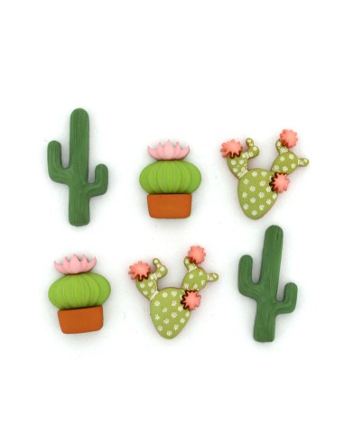 Botones decorativos In the desert (6 piezas) de Dress It Up