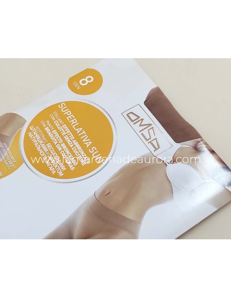 Panty verano sin costuras Superlativa sun 8 DEN de Omsa - BEIGE NATURAL