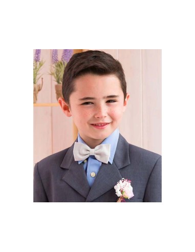 Pajarita niño lino rústico de Siena complementos