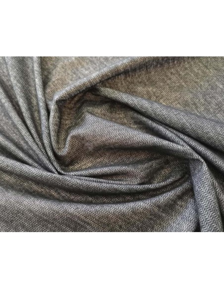 Entretela industrial afelpada termoadhesiva negra