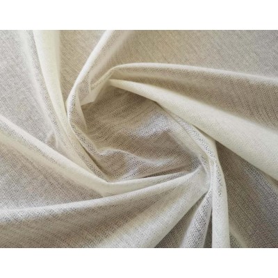 Entretela industrial afelpada termoadhesiva blanca