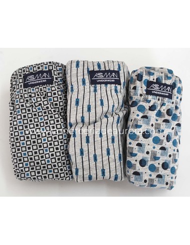 Slip cerrado fondo oscuro (pack 3 uds) 2411 de Asman - DISEÑOS PETRÓLEO Y NEGRO