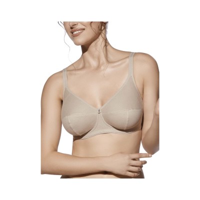 Sujetador Naomi copa C 100% algodón sin aros ni relleno de Selene - TIERRA (piel) 2