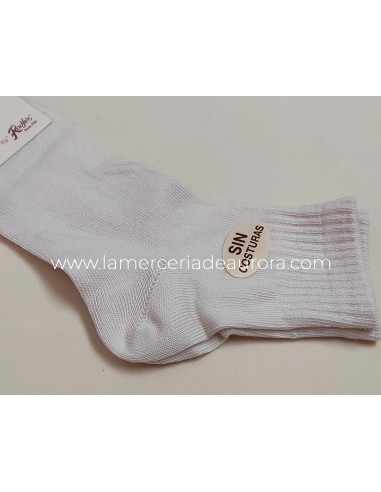 Calcetín algodón sin costuras 6000 de Lepetit - CRUDO