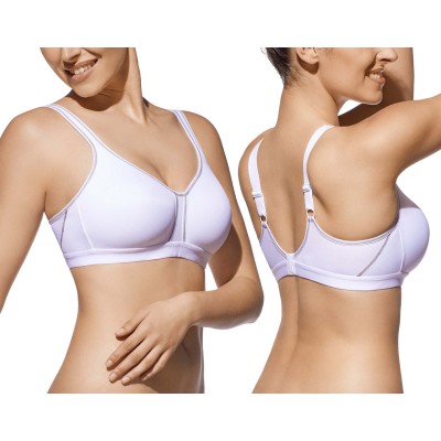 Sujetador deportivo Nina copa B sin aros y con relleno de Selene - BLANCO