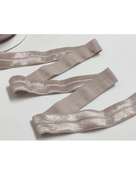 Bies elástico (ancho 1,9cm) de Matsa - BEIGE