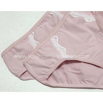 Braga niña nude y puntilla (pack 2 uds) Delicatta by... 2