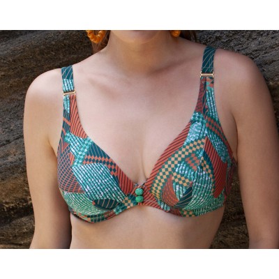 Bikini baño reductor copa C con aros sin relleno 14.241C de Deidad 2