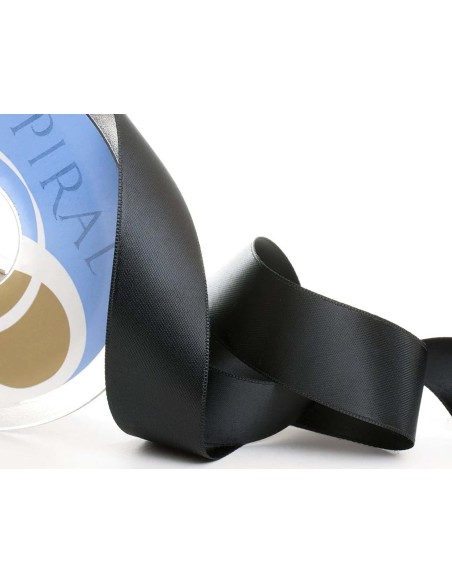 Cinta de raso (satén) de Spiral - 01-NEGRO