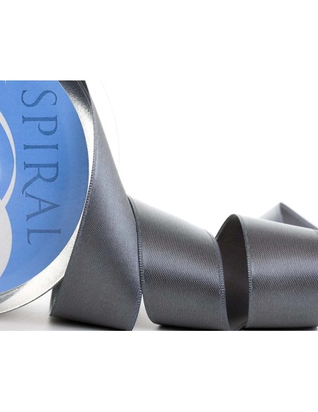 Cinta de raso (satén) de Spiral - 68-GRIS Cinta de raso (satén) de Spiral - 68-GRIS