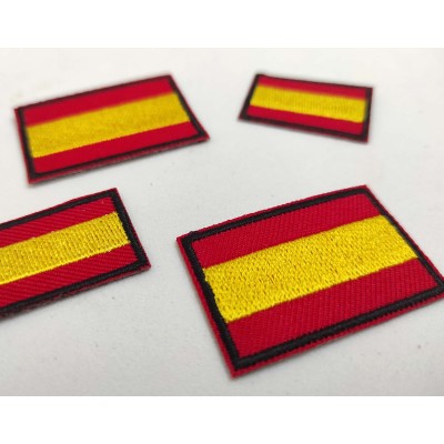 Adhesivos bordados bandera de España 2