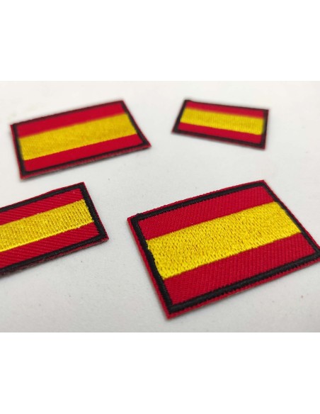 Adhesivos bordados bandera de España
