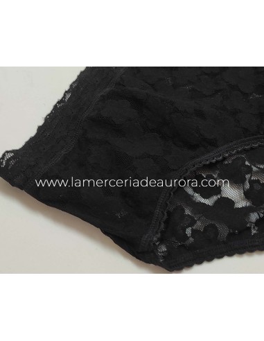Braga blonda cintura ancha 001 de Naiara - NEGRA