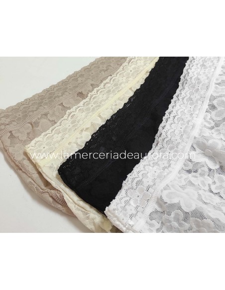 Braga blonda cintura ancha 001 de Naiara - TIERRA-CAVA-NEGRO-BLANCO