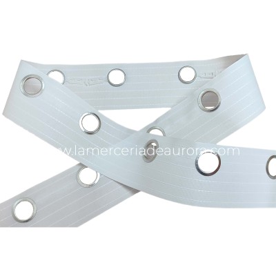 Cinta cortina con ojal 32mm (hueco barra 23mm) - varios...