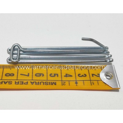 Garfio metálico fruncidor para cortinas techo 2