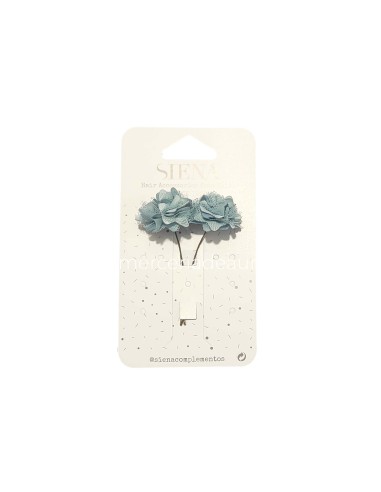 Pincho para recogidos con flores Zoe (2 uds) de...