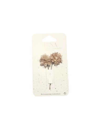 Pincho para recogidos con flores Zoe (2 uds) de...