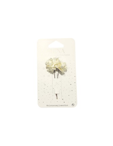 Pincho para recogidos con flores Zoe (2 uds) de...