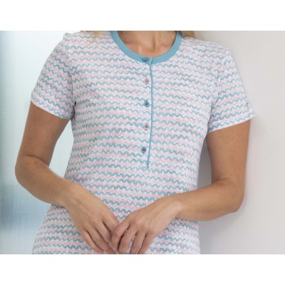 Camisón mujer manga corta 9102 de Muslher 2