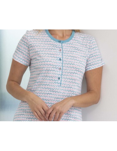 Camisón mujer manga corta 9102 de Muslher