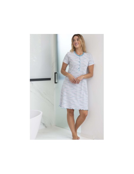 Camisón mujer manga corta 9102 de Muslher