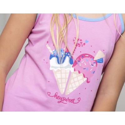 Pijama corto juvenil algodón Cucuruchos de Muslher 2